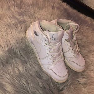 All White Jordan 1’s